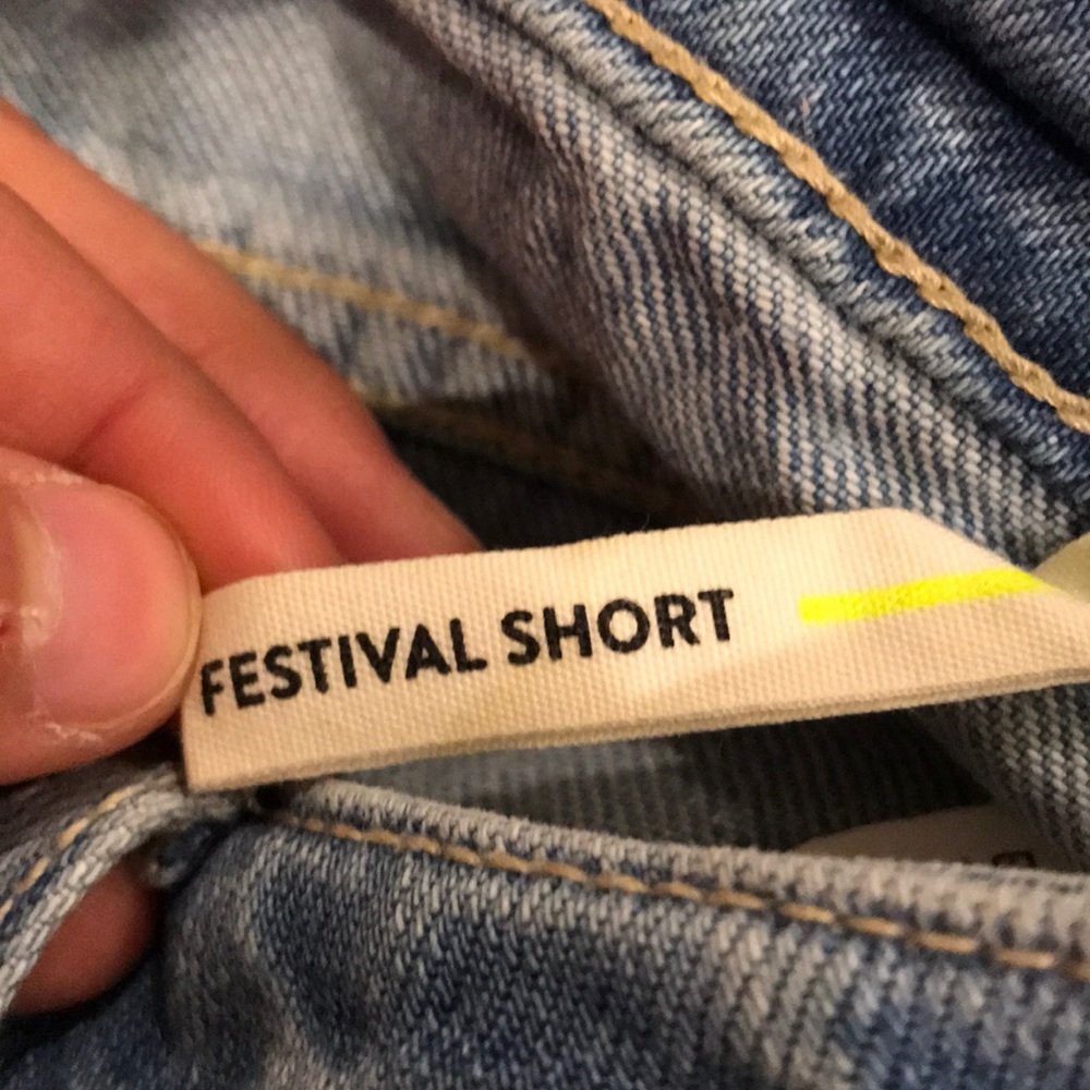 Denim Festival Shorts - Picture 5 of 6